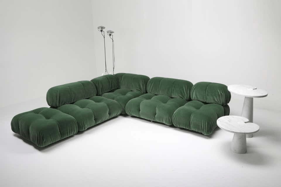 Camaleonda Sectional Sofa in Pierre Frey Mohair