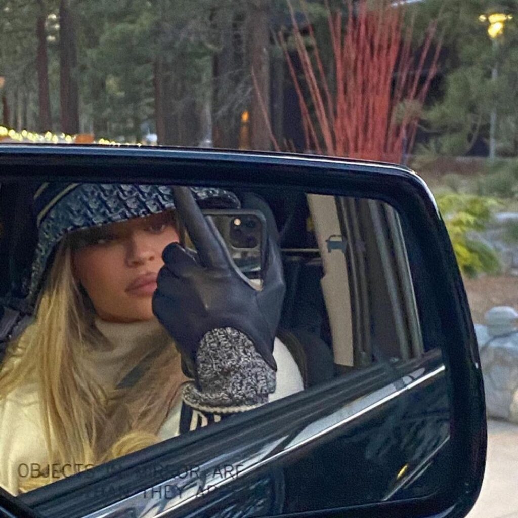 @kyliejenner in our Cashmere Turtleneck