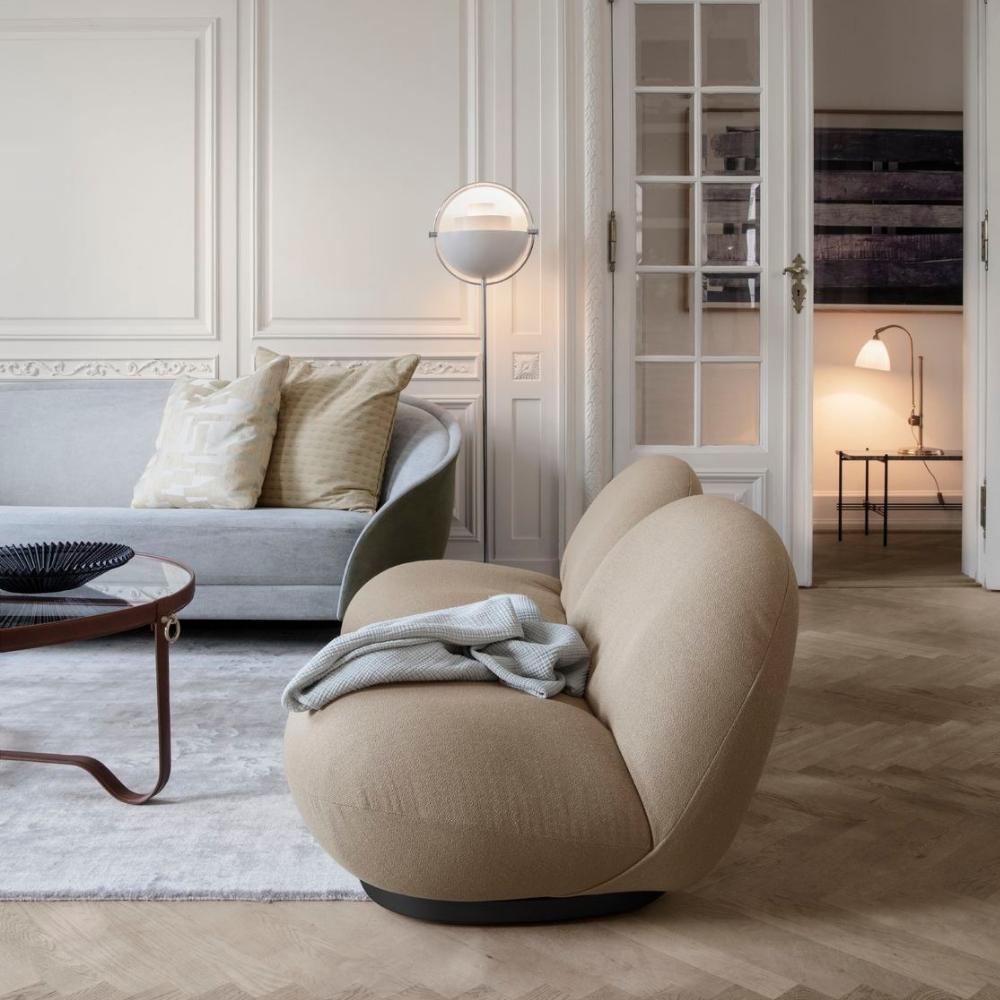 gubi pacha lounge chair by pierre paulin in room with revers sofa and multilite floor lamp fc3cc21c a179 4f42 9913 526736b419ad 1024x1024 1