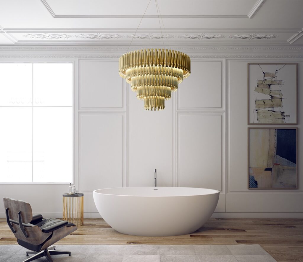 oval soaking tub